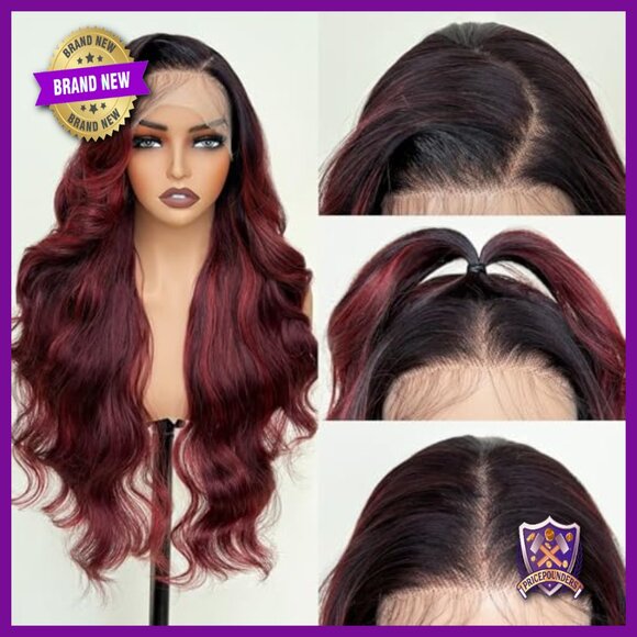 26-Inch Pre-Plucked Body Wave Synthetic Wig with HD Lace Front main image 5